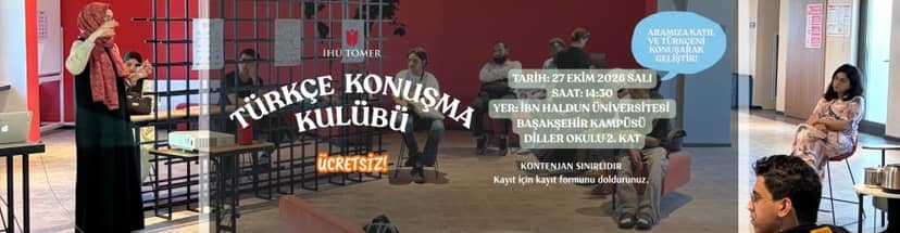 Turkish Speaking Club Launches at IHU TÖMER!